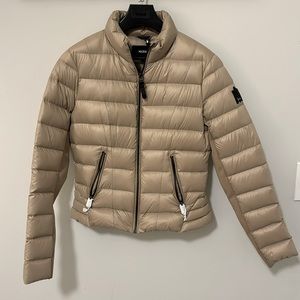 NWT MACKAGE Reema Quilted Down Packable Coat in Camel - Size Small